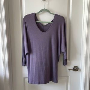Nally & Millie Soft Purple Flowy Top